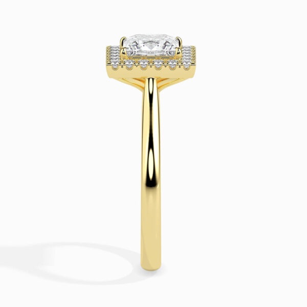 Princess Lab Diamond Aarchi Halo Ring -1ct - Image 7